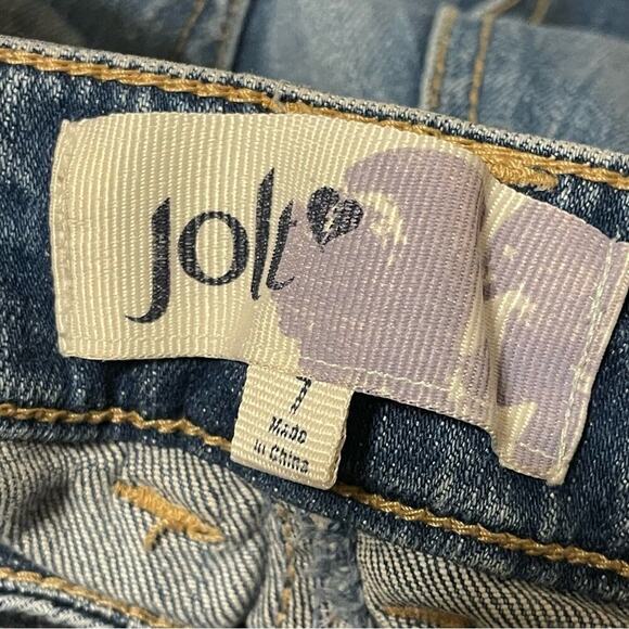Juniors Jolt Distressed Medium Wash Skinny‎ Jeans - Picture 8 of 8